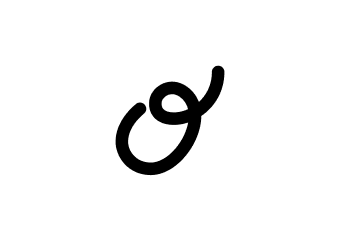 La o separada del logotipo